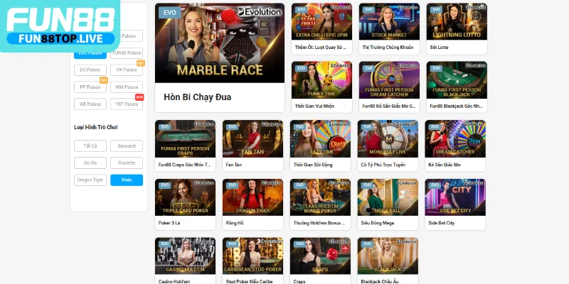 Casino trực tuyến Fun88 đảm bảo uy tín vững mạnh