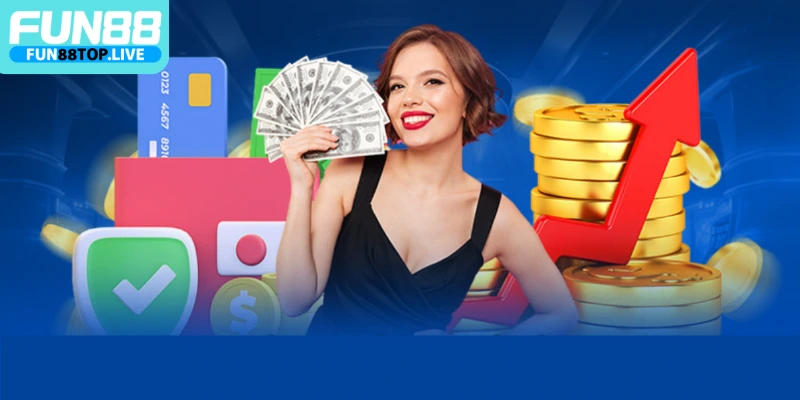 Cung cấp thông tin rút tiền Fun88 được yêu cầu trên màn hình