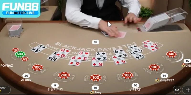 Khả năng thắng Blackjack online tùy vào chiến lược của thành viên