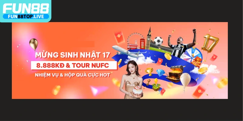 Tham gia vào chương trình khuyến mãi Fun88 độc quyền mới nhất